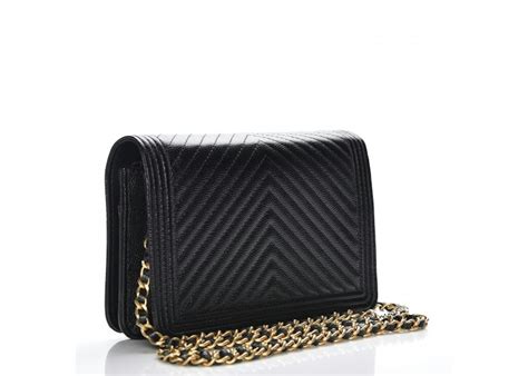 chanel boy wallet on chain chevron|chanel wallet on chain price.